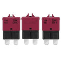 GLOSO Circuit Breaker E39 (T3) Manual Reset Fuse for Car Truck RV Automotive Marine Boat Trolling motor & Custom Wiring Audio battery protection/Low Profile ATC/ATO (10A - 3 Pack)