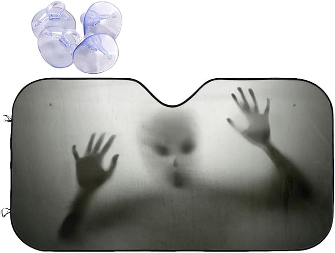 Alien trapped Car Windshield Sunshade Front Window Sun Visor Protector Foldable Shield Cover for Truck SUV
