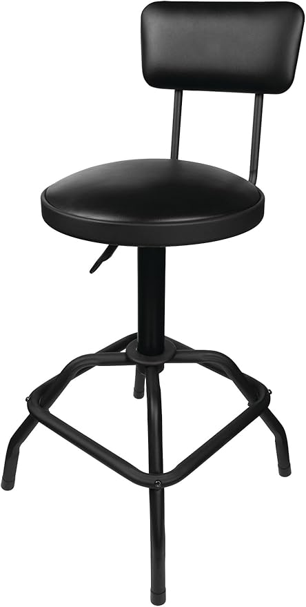 Performance Tool W85016 Pneumatic Stool w/Removable Backrest