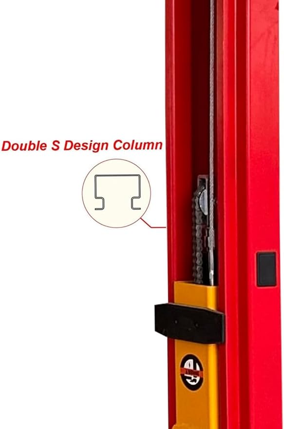 10000lbs 2 Post Lift Car Lift Auto Vehicle Car Lift Truck Hoist Floor Plate 220V (10000lbs)