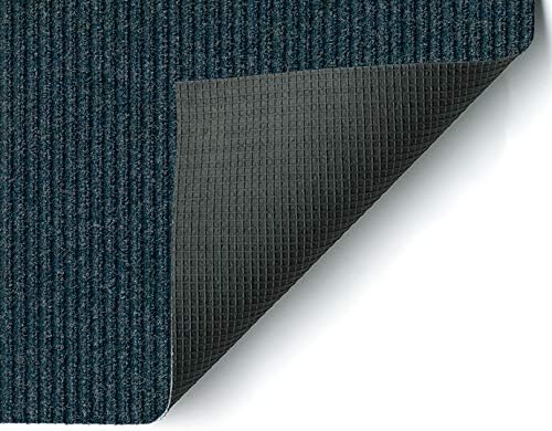 KOECKRITZ Heavy Duty Durable All Weather Indoor/Outdoor Non Slip Entrance Mat Rugs and Runners for Office Business Building Home Garage Front Door (5' x 10', Blue)