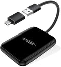 Wireless CarPlay Adapter for Apple iPhone | Mini USB Design for Convert Wired to Wireless Car Play Adapter - No Latency from iOS 10+ to Screen w/USB C (Black)