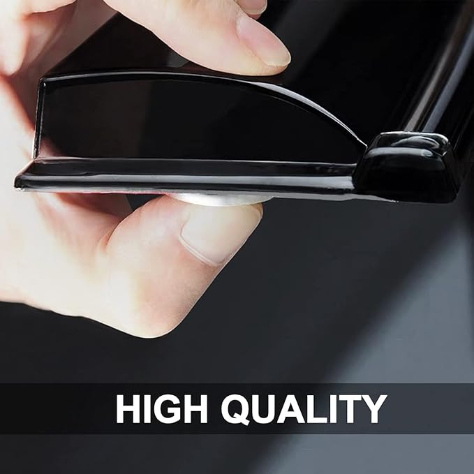 Side Window Wind Vent Deflector, 2pcs Out-Channel Tape-On Sun Rain Guards Set, Dark Smoke Nice Window Visor fit for 1996-2000 Honda Civic 2-Door Coupe 92602