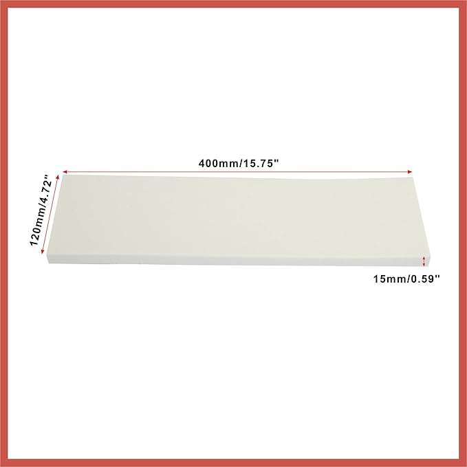 ACROPIX 400x120x15mm 2pcs Car Garage Wall Guard Door Bumper Protector Anti Collision Waterproof White Car Parts