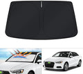 KUST Windshield Sun Shade for 2014-2020 Audi A3 Window Sunshade Sun Visor Protector Foldable Blocks UV Rays Keep Your Car Cooler