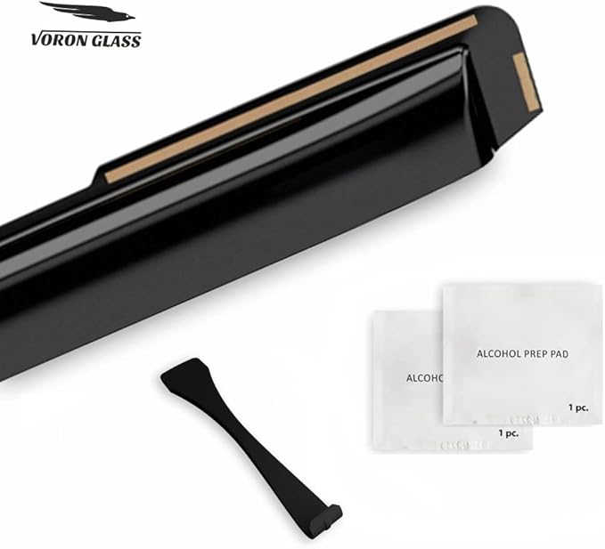 Voron Glass in-Channel Extra Durable Rain Guards for Jeep Compass 2017-2025, Window Deflectors, Vent Window Visors, 4 Pieces - 200669