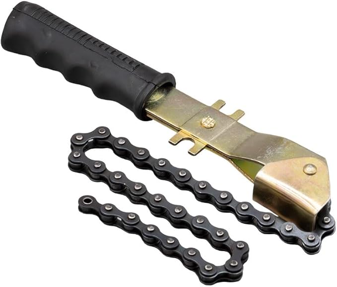 Mytee Products 4 Pack 15" Heavy-Duty Oil Filter Chain Wrench for 4" Diameter Filters – Rivet Locking Mechanism & Ideal for Chain Oil Filter Remover & General Maintenance Tasks