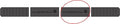 Curb Corrector - Center Add-On Extension - 4 Feet Long, Black, 1EXT