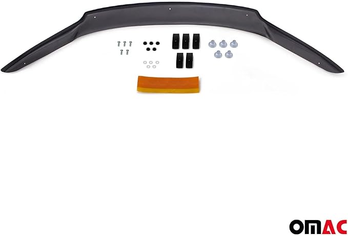 OMAC Front Bug Shield Hood Deflector Guard fits Honda CR-V 2012-2016 Smoke Black