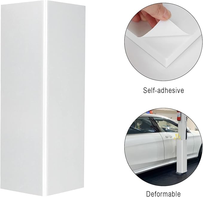 Garage Wall Protector Foam Corner Guard for Parking Garages - Wall Edge Protector Protect Your Car - Garage Wall Corner Edge and Bumpers Guards