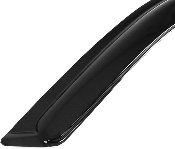 Window Visor Deflector Compatible with 2001-2005 Toyota Rav4 4-Door, Slim Tinted Acrylic Resistant Shield Cover Wind Sun Rain Guard by IKON MOTORSPORTS, 2002 2003 2004