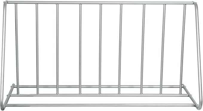 MyGift Large Metal Double-Sided Grid Bike Rack Stand, Freestanding Bicycle Storage Holder for Garage or Outdoor Parking with 6-Bicycle Capacity