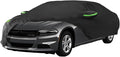 Proadsy 2026 Car Cover for Dodge Charger 2006-2025 2026 Waterproof All Weather for Automobiles, Windproof Snowproof Rain Hail Sun UV Protection Full Outdoor Indoor Exterior Car Covers, Black