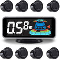 Backup Parktronic System Car Auto Vehicle Reverse with 8 Parking Sensors kit Distance Detection LCD Distance Display Sound Warning …