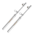 GODESON Dual Head Tire Pressure Gauge,Heavy Duty Tire Pressure Gauge Range 10-150PSI; 1-10Bar,Dual Head Truck Air Pressure Gauge (Pack of 2)