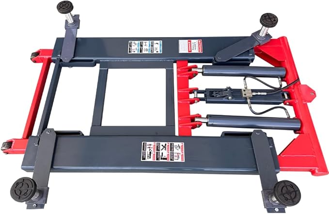 Portable Mid Rise Scissor Lift 6000LBS Lifting Capacity AK-X66 MAX. Lifting Height 48" Scissor Car Lift Scissor Jack for Home Garage and Shop