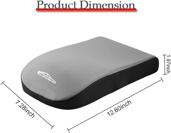 Advanced Car Center Console Pad,Memory Foam Car Armrest Cushion,Elbow Rest Pillow,Auto Armrest Pad,Great for Long-time Driving,Universal Car Armrest Seat Box Cover Protector for most Vehicles