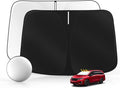 Windshield Sun Shade for Honda Odyssey (LX EX EX-L Touring Elite Minivan) 2018-2025 2026 Foldable Sunshade Custom Fit Front Window Car Interior Accessories Protector Blocks UV Rays