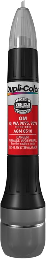 Dupli-Color AGM0510 Scratch Fix All-In-1 Exact-Match Automotive Touch-Up Paint – General Motors Torch Red – 0.25 oz. Paint Pen