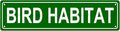 BIRD HABITAT Space Metal Tin Street Sign Bar Cafe Garage Cave Home Room Wall Bathroom Farmhouse Garden Porch Patio Decor, 16 x 4 Inch
