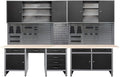 JZD Metal Storage Organization System, Hanging Closet, for Garage Basement Utility Room
