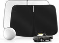 Windshield Sun Shade for Ch-evro-let/Chevy Silverado 1500 1500HD 1999-2006 Foldable Sunshade Custom Fit Front Window Car Interior Accessories Protector Blocks UV Rays