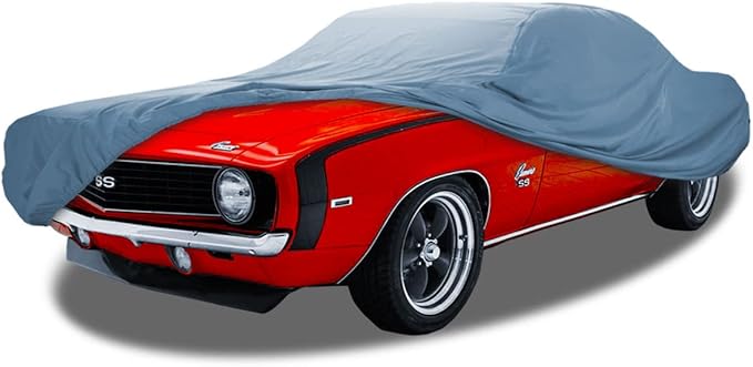 iCarCover Custom Car Cover for Chevy Camaro Z28, SS, Base Model, Coupe, Convertible, Waterproof All Weather Rain Snow UV Sun Protector Full Exterior Indoor Outdoor Car Cover (Year Fits 1967-1969)