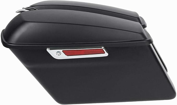 Green-L Matte Black Hard Saddlebags Fit for Harley Touring Road King Street Glide Electra Ultra 2014-2024