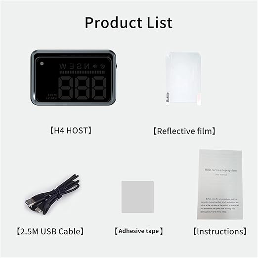 Heads up Display for Cars,HUD,Head up Display for Car,Car Speedometer Display,Automatic Brightness Adjustment,Speeding Alert,USB Cable Plug & Play