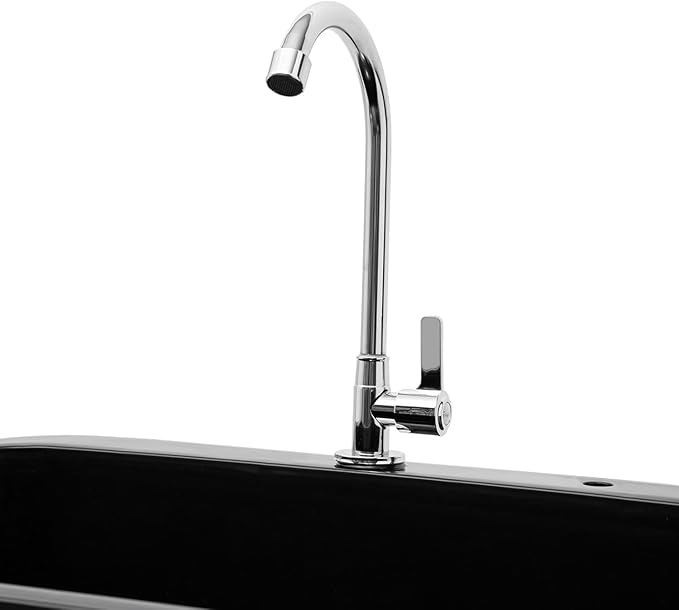 Free Standing Utility Sink with Washboard Laundry Tub Sink for Outdoor,Garage,Basement,Garden wuth Faucet,Drain,Storage Shelf (Black, 23.6 * 15.8 * 30.1in)