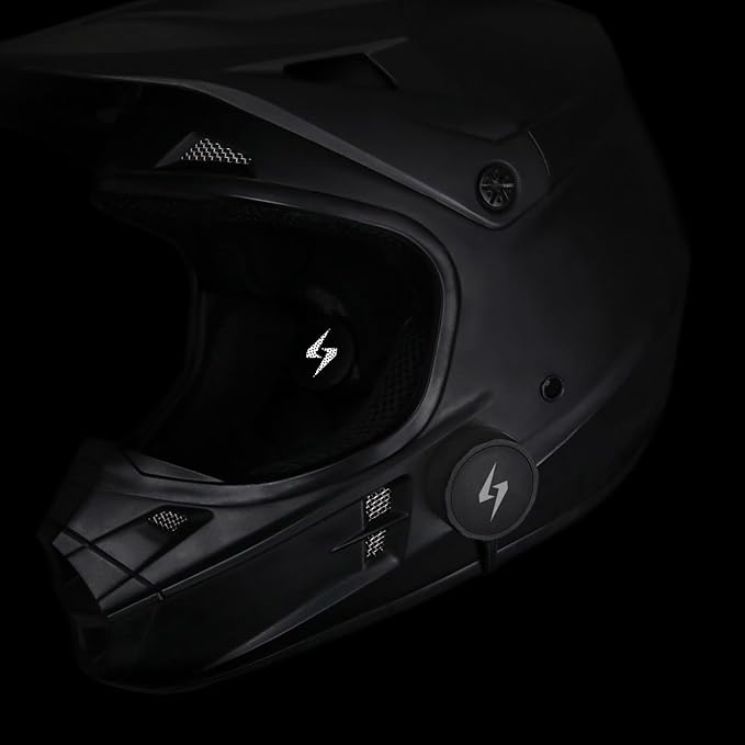Syphon SoundPro: Ultra-Thin 9.6mm Bluetooth Moto Headphones - Glove-Friendly Controls, Massive Sound, IP55 Waterproof, Built-In Mic, Universal Fit With Any Dirt Bike, Snowmobile, and Motorcycle Helmet