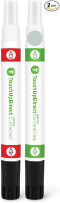 TouchUpDirect 6X3 Lunar Rock Compatible with Toyota Exact Match Touch Up Paint Combo - Essential Kit