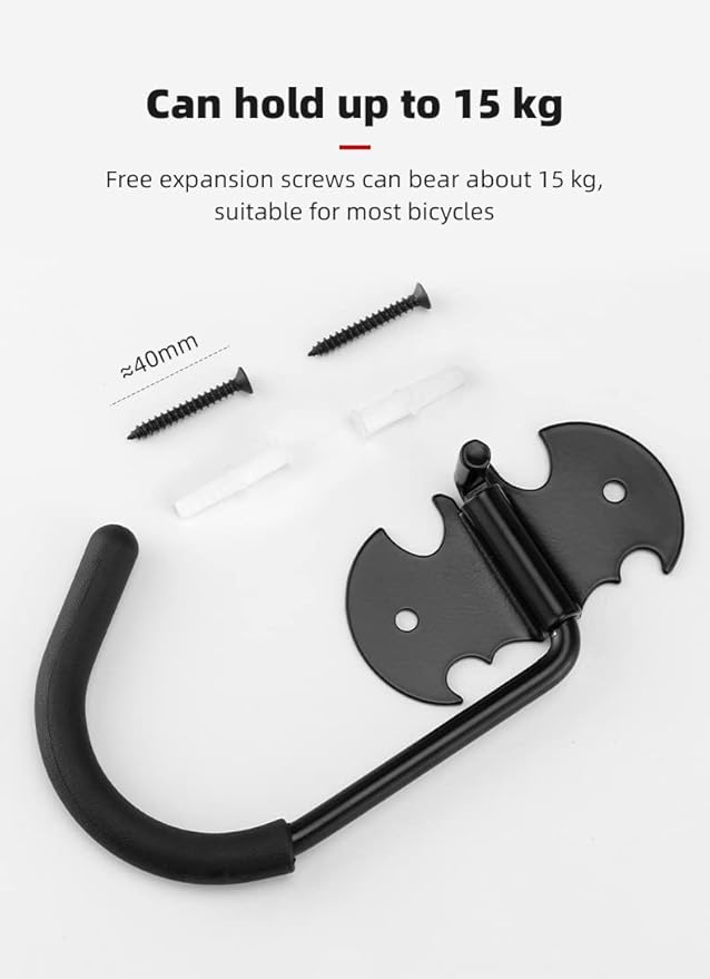 Bike Rack Garage Wall Mount Bicycles Hanger Storage Bike Stand Wall Hooks for Hanging Bike/Bicycles/Scooter Vertical Storage Adjustable Bikes in Indoor/Home/Office/Garage Storage
