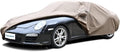Tecoom Thick Shell Car Cover Waterproof All Weather for Automobiles, Full Exterior Covers with Invisible Zippered Mirror Pockets Wind Uv Hail Protector Universal Fit AudiR8 (173-182 Inches)
