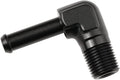 1/8 NPT Male to 1/4" Hose Barb Fitting Adapter 90 Degree Elbow Aluminum Black