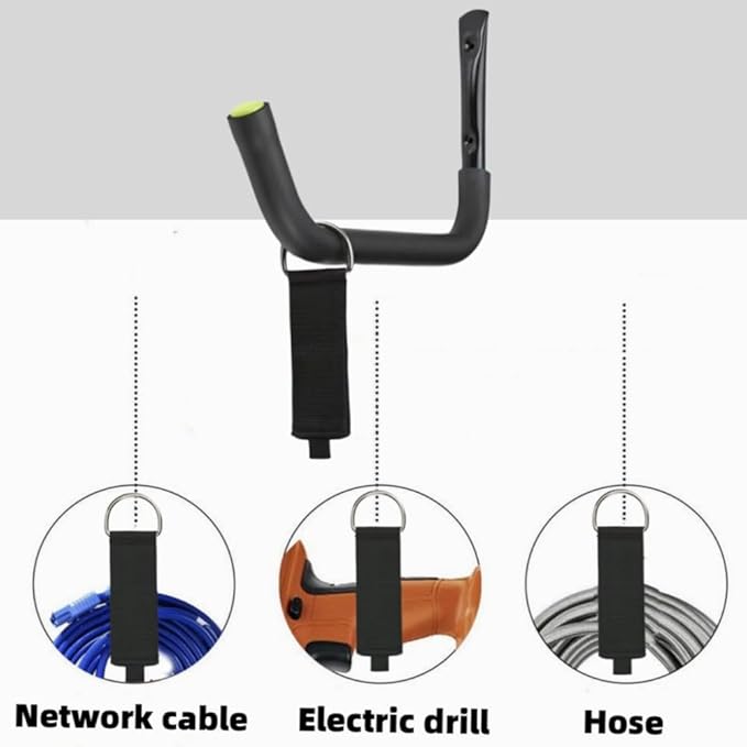Aweilan Kayak Rack Wall Mount, Canoe Hanger Hooks, Heavy Duty Garage Hooks, for Hanging Outdoor Beach Folding Chair Bicycle Surfboard Snowboard Paddle Board (4 Pack)