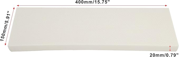 X AUTOHAUX 400x150x20mm 4pcs Car Garage Wall Guard Door Bumper Protector Anti Collision Water Resistance White