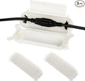 Flemoon [3 Pack] Outdoor Extension Cord Safety Cover with Waterproof Seal, Weatherproof Electrical Connection Box for Outdoor Outlet, Plug, Socket, Halloween, Christmas Holiday Decoration Light, White