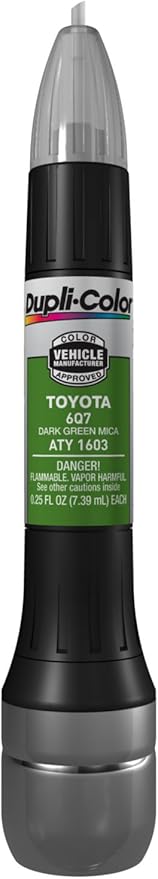 Dupli-Color ATY1603 Scratch Fix All-In-1 Exact-Match Automotive Touch-Up Paint – Toyota Dark Green Mica – 0.25 oz. Paint Pen