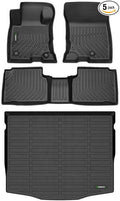 Floor Mats & Cargo Liner Set Custom Fit for Mazda CX-30 2020-2024 2025, All Weather Protection for Car Mats Anti-Slip TPE Odorless Floor Liners Mazda CX-30 Accessories Waterproof Trunk Mat, Black