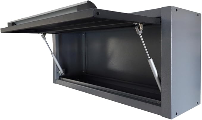JZD Metal Hanging Upper Tool Storage Cabinets,Wall Mounted Garage Chest