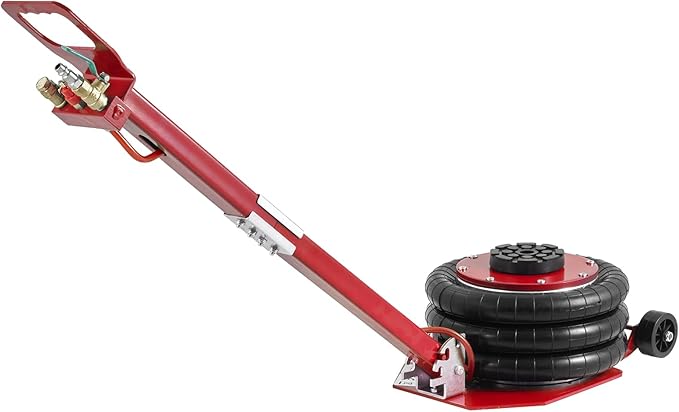 VEVOR Air Jack, 3 Ton/6600 lbs Triple Bag Air Jack, Air Bag Jack Lift Range 5.9"-15.75", Airbag Jack with Adjustable Long Handle, 3-5 S Fast Lifting for Car, Auto Shop, Garage