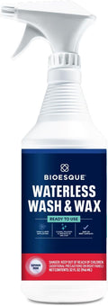 Bioesque Waterless Wash & Wax, Ready to Use Formula for Cars, Trucks, Boats, RVs, Motorcycles, & More, 32 Fl Oz (Pack of 1)