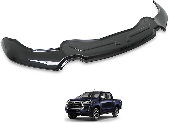 Hood Deflector Guard Fits Toyota Hilux IV 2021-2023 | Bug & Bonnet Shields, Protects from Particles & Bug, All Weather - Durable - Easy Assembly Without Drill