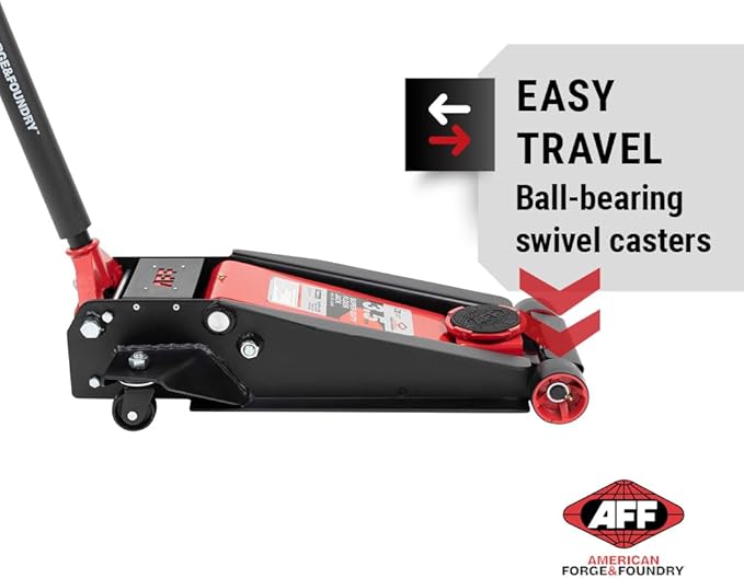 AFF 3.5 Ton Floor Jack - Lightning Lift Hydraulic Car Jack - Super Duty