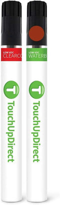 TouchUpDirect 4X0 Inferno Compatible with Toyota Exact Match Touch Up Paint Brush - Essential Kit