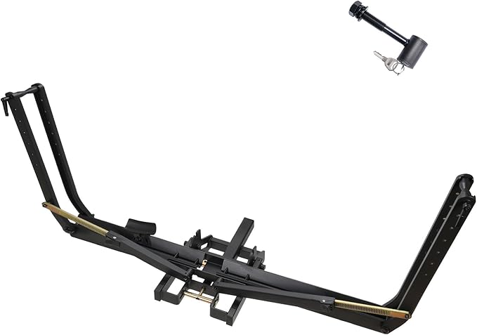 MagRack X1 Hitch 1 Ebike Rack, 100 lbs Capacity Electric Bike Carrier with 2 Arms, Foldable Bike Racks for Tow Hitch Up to 3.5-in Fat Tire 2" Receiver w/Lock