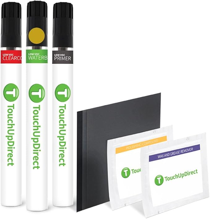 TouchUpDirect 5C2 Acidic Blast Compatible with Toyota Exact Match Touch Up Paint Brush - Platinum Kit