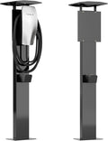 EV Charger Pedestal, Outdoor Electric Vehicle Charger Stand, Freestanding Charging Station Stand Accessory, Corrosion Resistant, Galvanized Steel, for All Level 2 Chargers