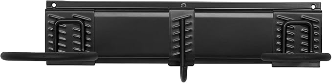 VEVOR Bike Storage Rack, 6 Bike Racks and 5 Helmets Hooks, Wall Mount Bike Storage Hanger, Home & Garage Organizer, Customizable for Various Bike Sizes, Adjustable Holder, Holds Up to 300 lbs, 64-inch
